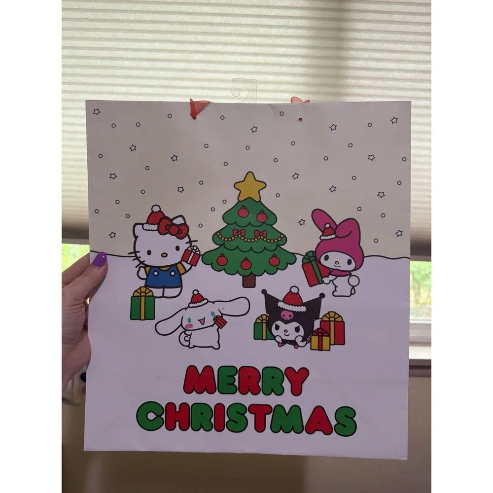 Hello Kitty Sanrio Christmas Gift Bags Set Of 3 Bags Hello Kitty And Friends